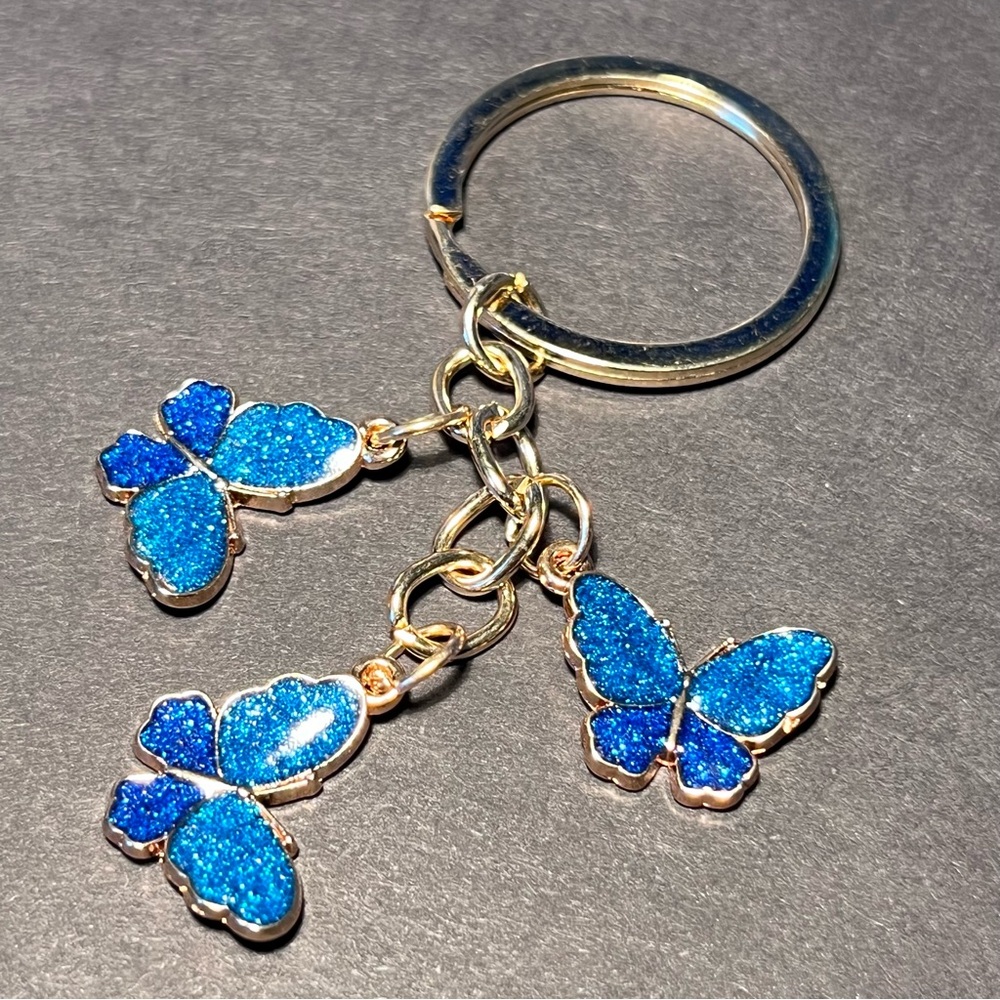 Butterfly Bag Charm Keychain